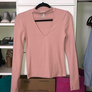 Long sleeve pink shirt (never worn!!)